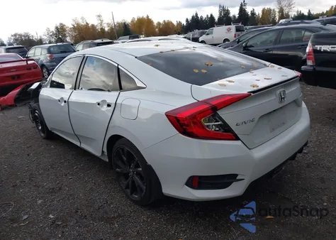 2020 Honda Civic Sport from USA, damaged, VIN 19XFC2F89LE018891